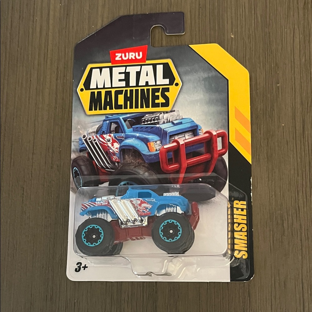 Zuru Metal Machines Smasher Toy Truck - Blue and Red